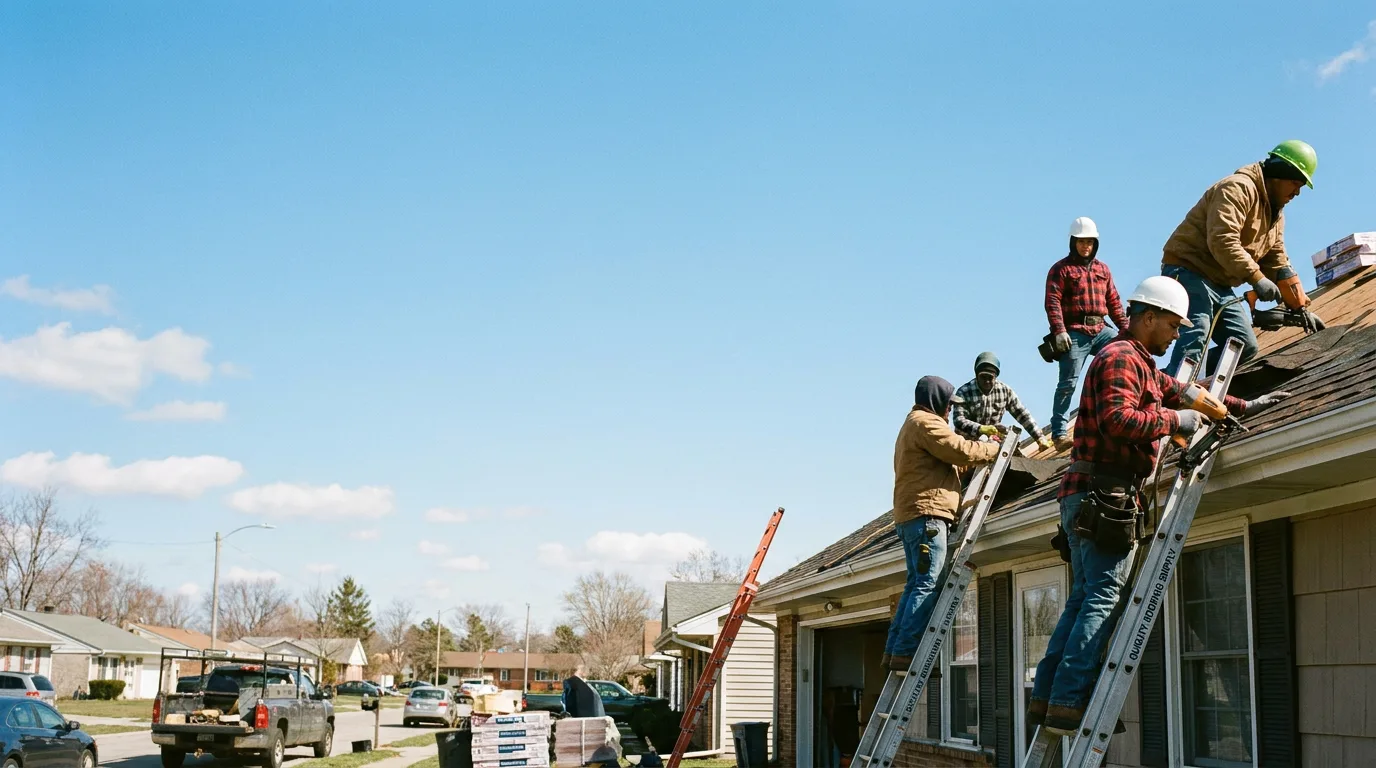 Roofing in Bonfield, IL near me